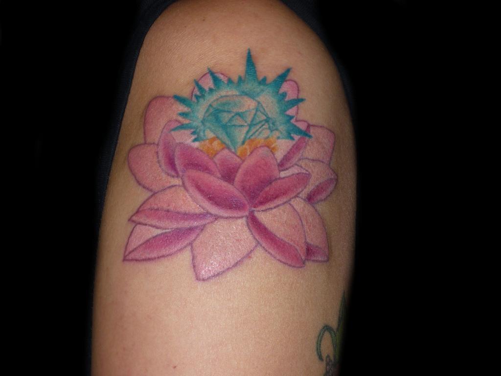 japanese lotus flower tattoo