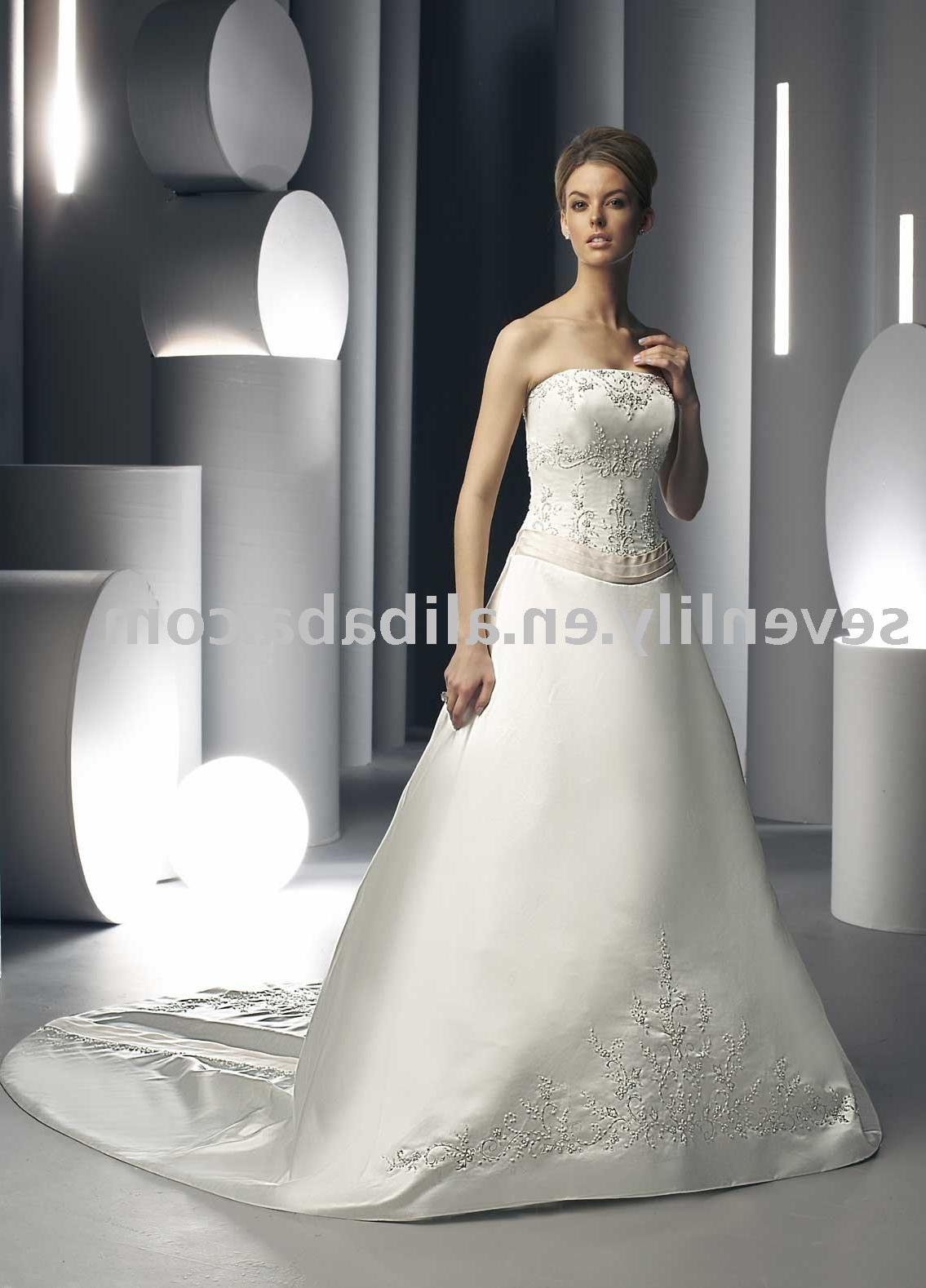 Long Train Wedding Dresses