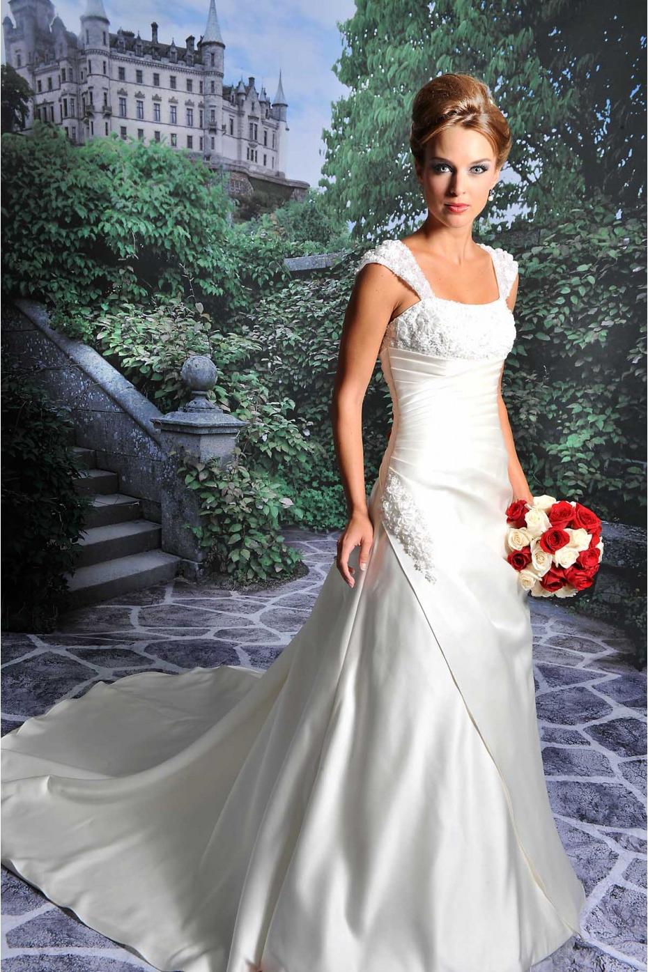 A-Line Wedding Dress With
