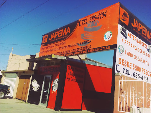 JAPEMA ESPECIALISTAS EN AUTOPARTES ELECTRICAS, Blvd. de las Bellas Artes 486, Nueva Tijuana, 22435 Tijuana, B.C., México, Servicio de reparación de sistemas eléctricos para automóviles | BC