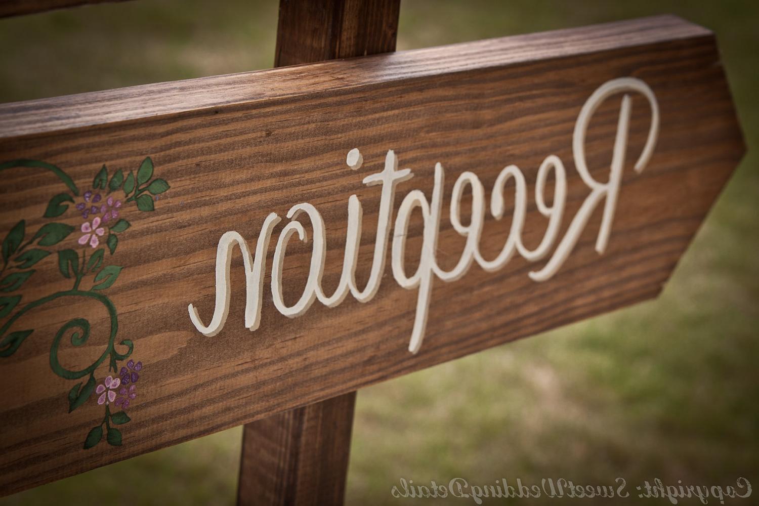 Rustic Wedding Directional