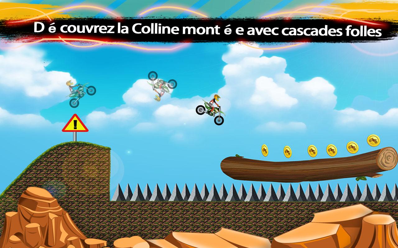 Android application Hill Bike Stunts: Crazy Racing screenshort