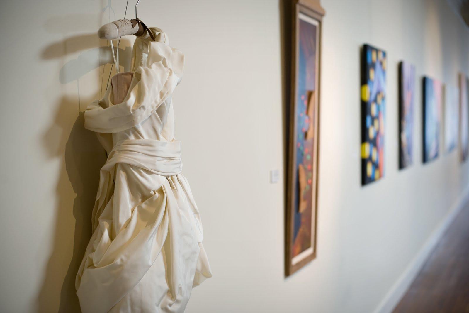 Bridal gown as art.