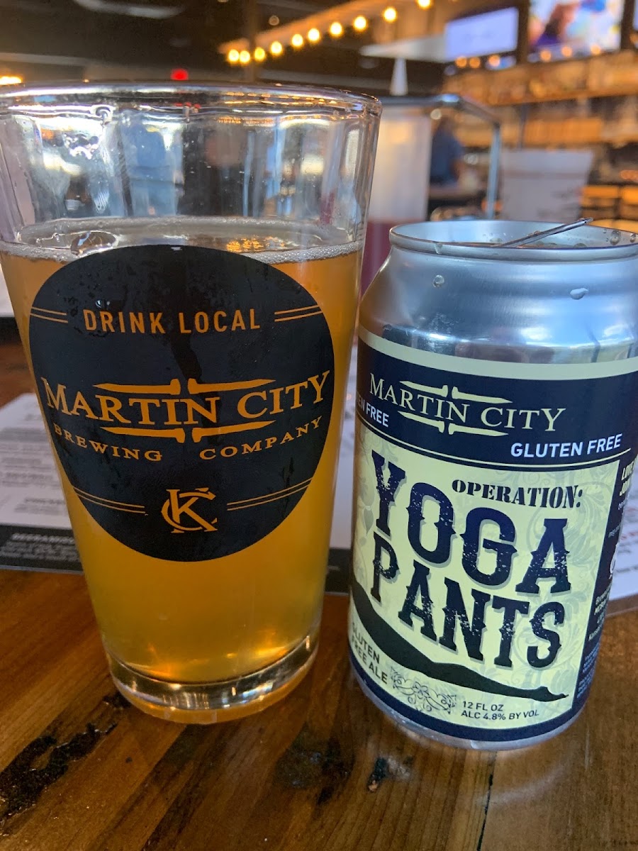 Gluten-Free Beer at Martin City Brewing Company Pizza & Taproom