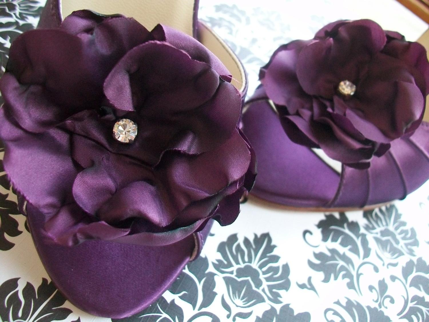 Purple Shoes Plum Wedding