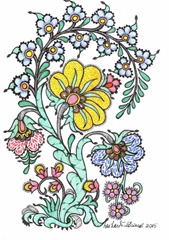 434 Zentangle Flowers