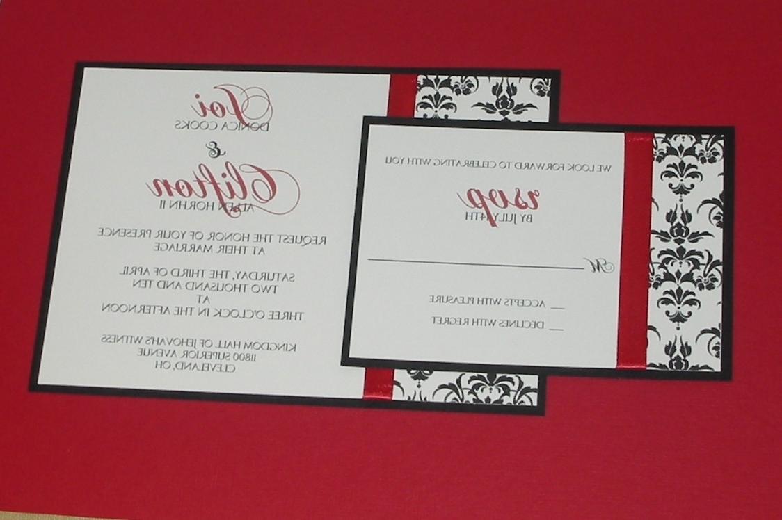 Damask Wedding Invitation. From Aurelias