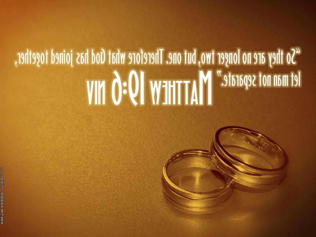 Matthew 19:6 Wedding Rings