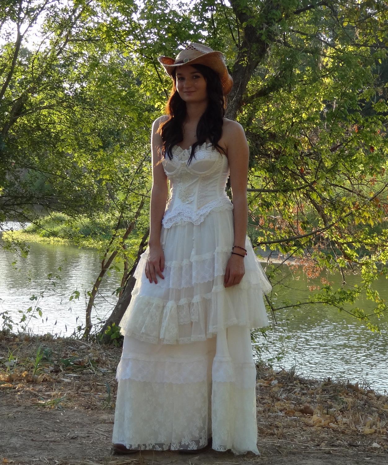 steampunk wedding gown