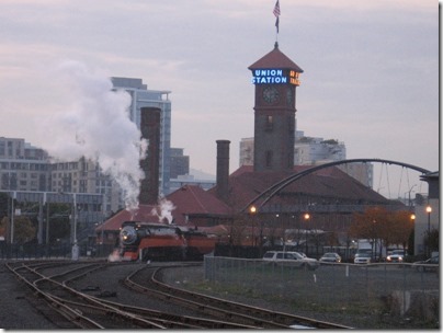 IMG_9737 Southern Pacific Daylight GS-4 4-8-4 #4449 at Union Station in Portland, Oregon on October 20, 2009