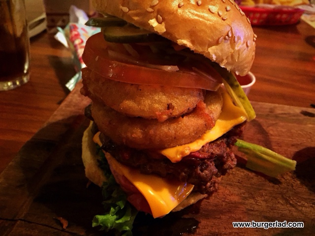 Hickory’s All American XXXL Roadhouse Burger