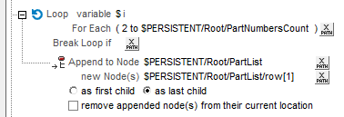 Using a Loop to Extend the Data Model