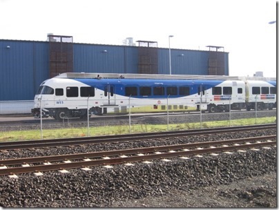 IMG_5045 TriMet Westside Express Service DMU #1001 in Wilsonville, Oregon on January 15, 2009