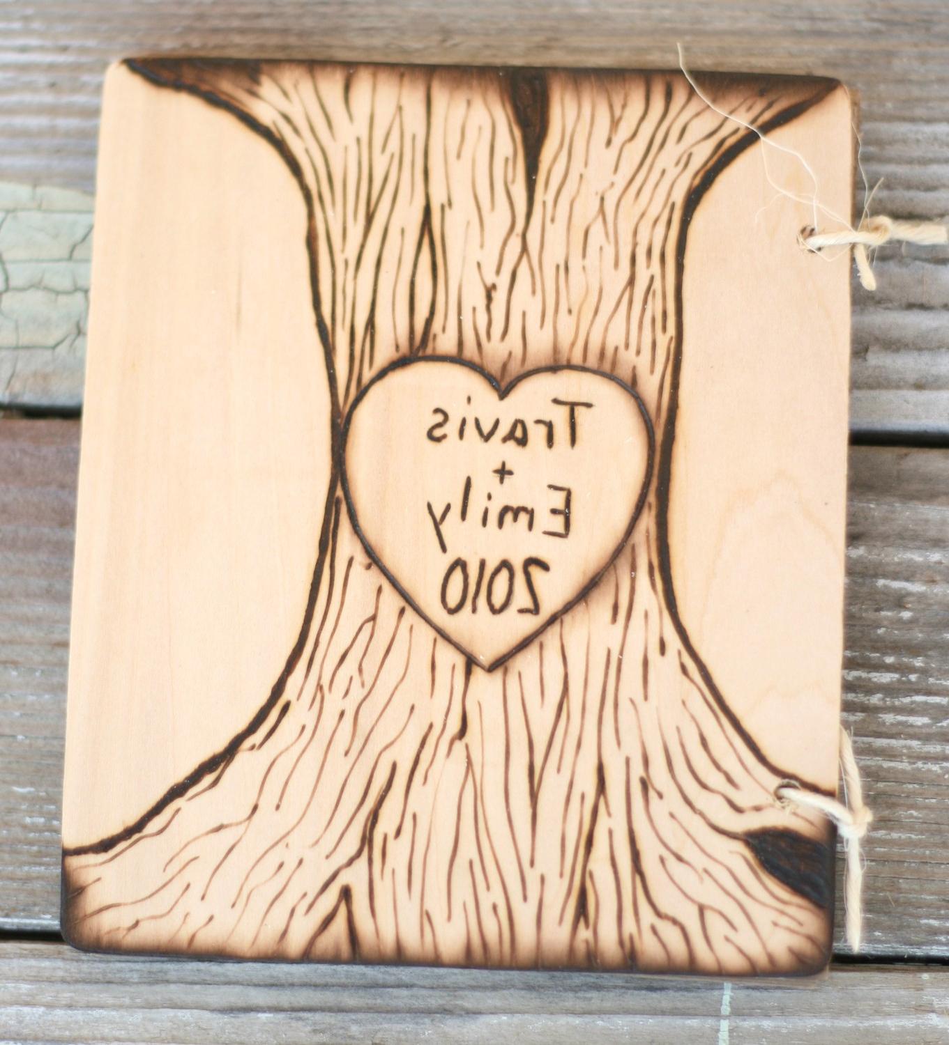 Rustic Guest Book Personalized