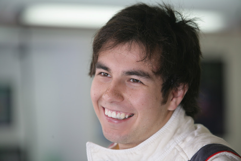 улыбка Серхио Переса на Гран-при Венгрии 2011