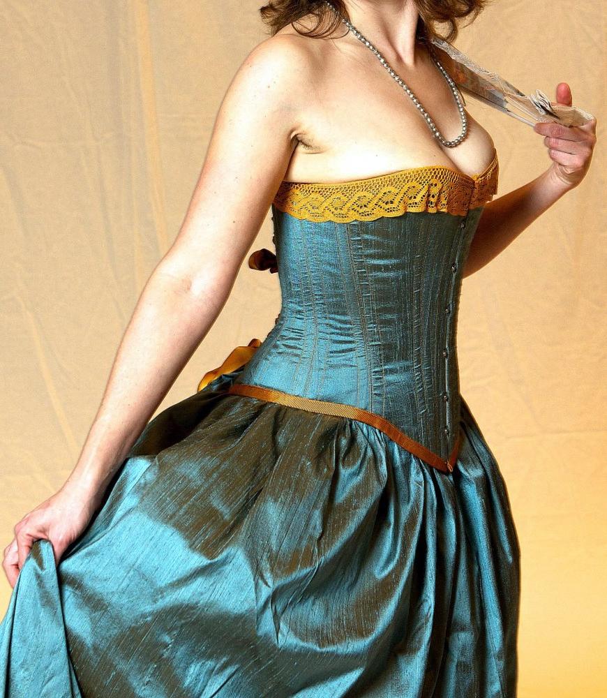 Mermaid Steampunk Corset