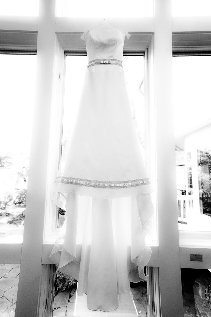 Hanging Wedding Dress