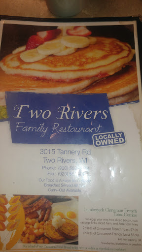 Restaurant «Two Rivers Family Restaurant», reviews and photos, 3015 Tannery Rd, Two Rivers, WI 54241, USA