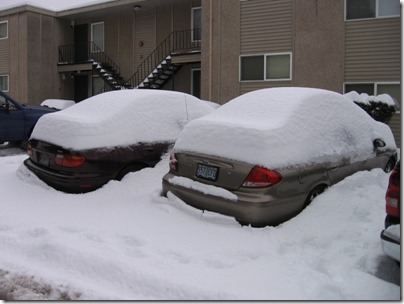 IMG_4864 Snow in Milwaukie, Oregon on December 24, 2008