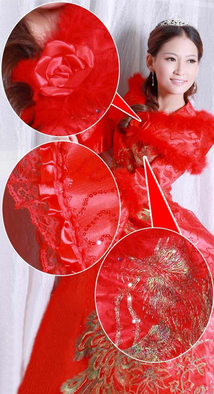 New Arrival Sweety Ball Gown Portrait and Bell Sleeve Wedding Dress For