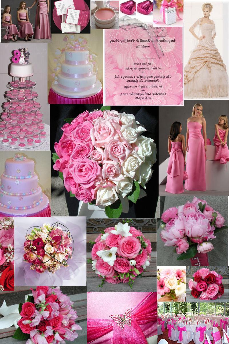 pink wedding decoration