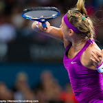 Victoria Azarenka in action at the 2016 Brisbane International