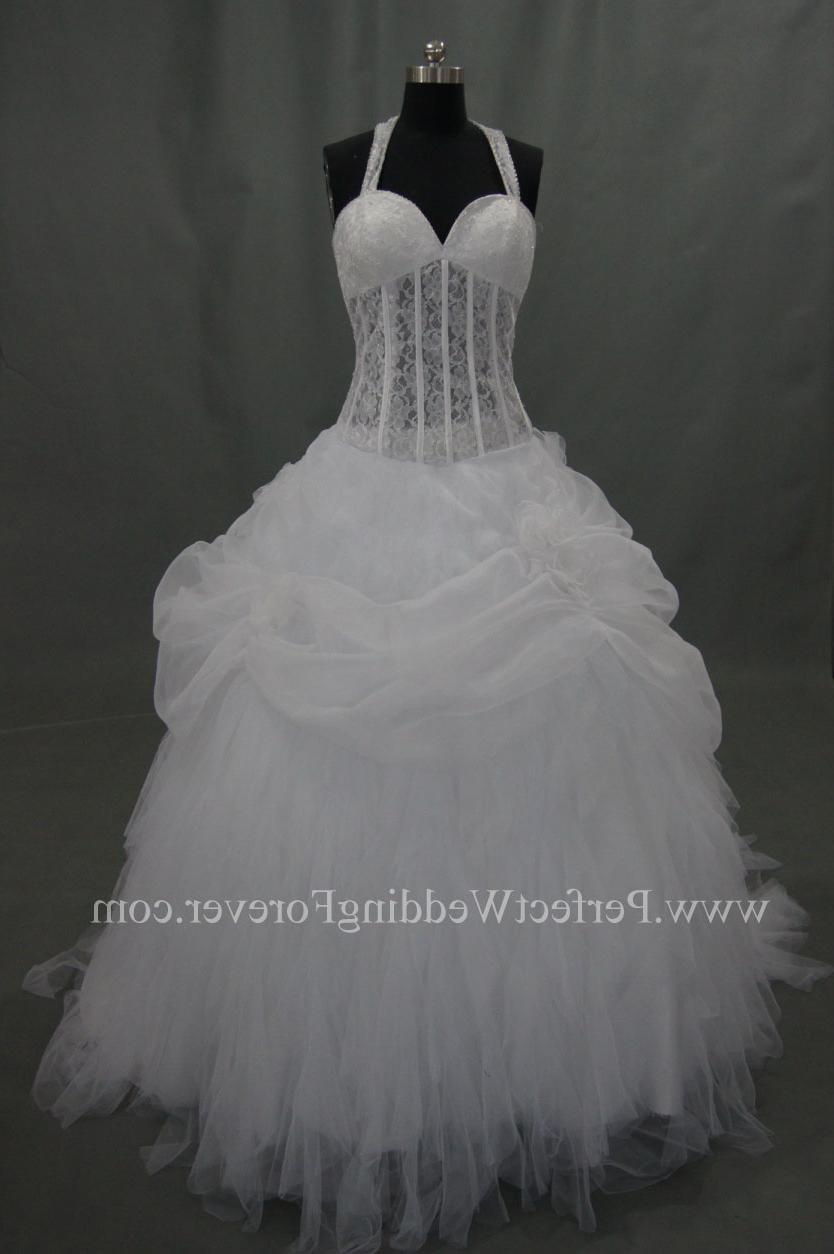 backless ball gown wedding