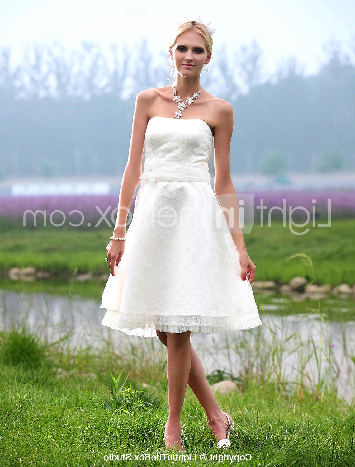 Lace Wedding Dress - US 