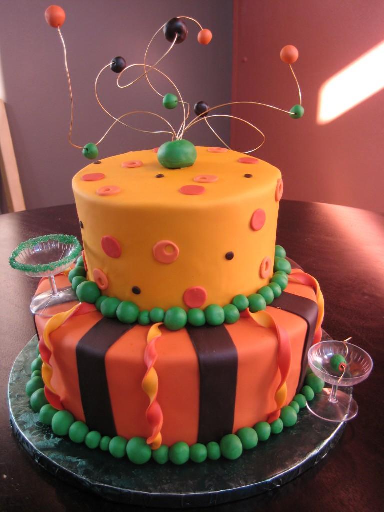 Check out the fondant olive in