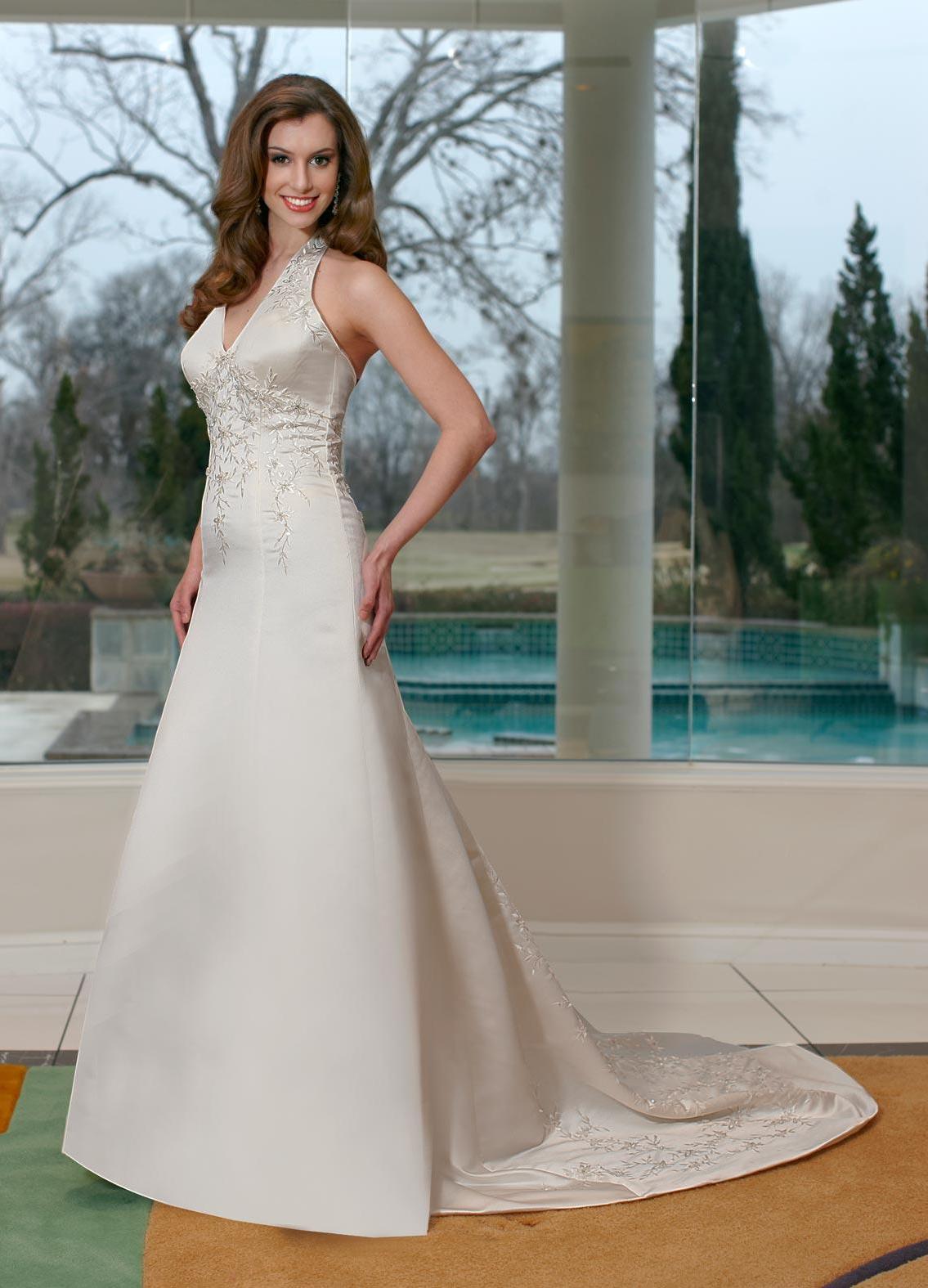 Strapless Wedding Gown