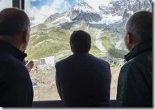 Matteo Renzi sul Monte Bianco