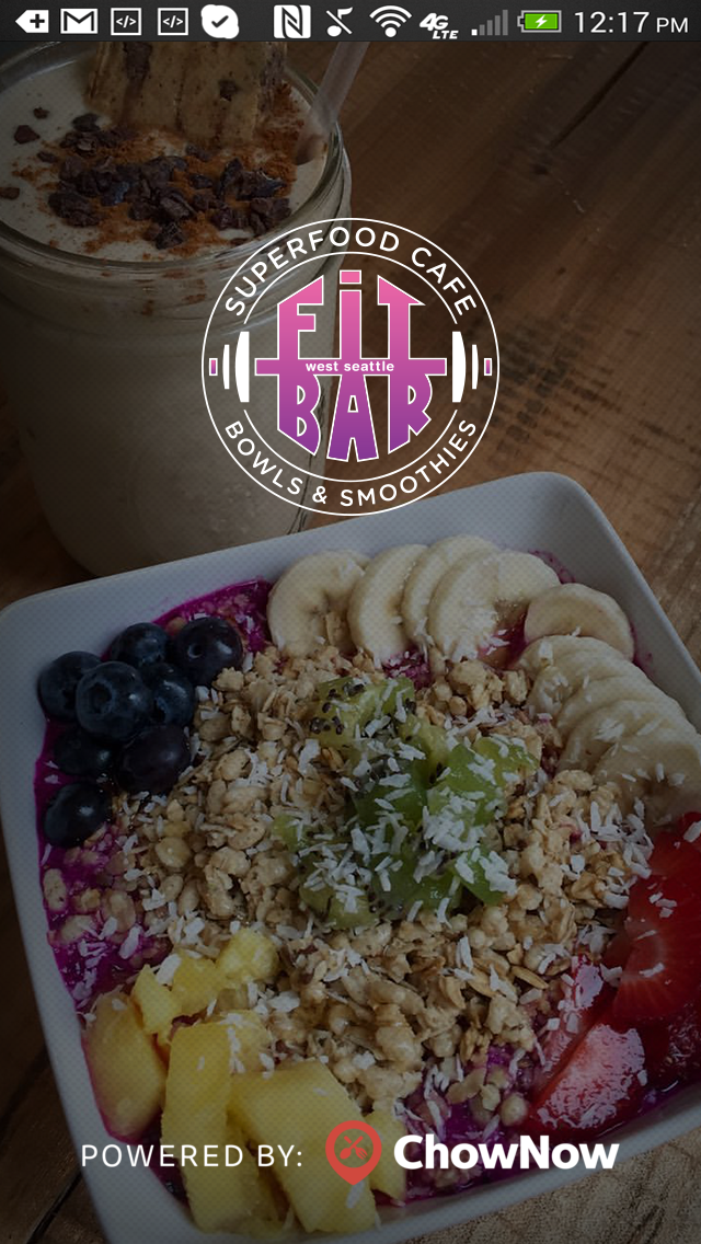 Android application Fit Bar Superfood Cafe screenshort