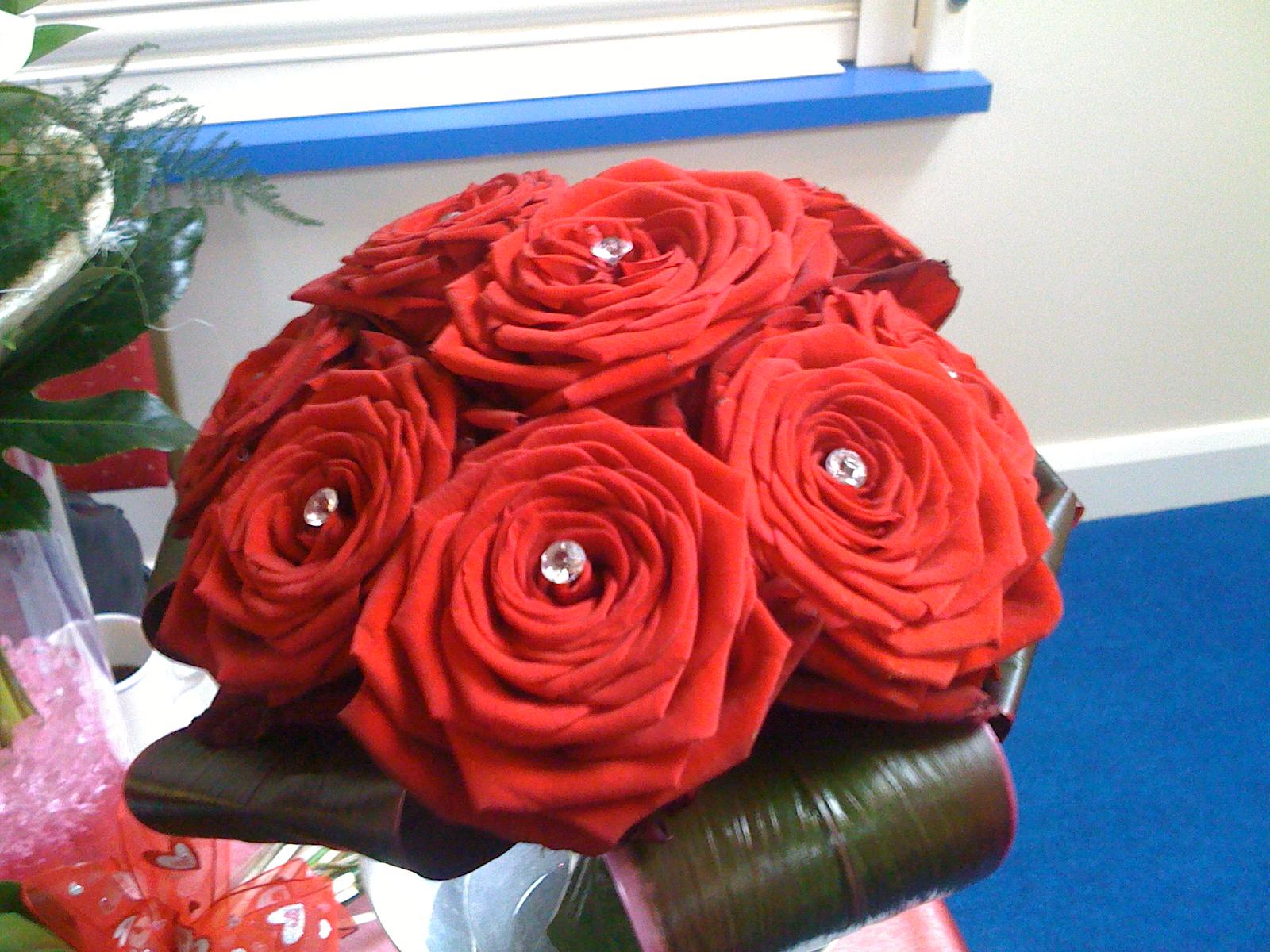 Wedding Rose Bouquet.   85.00
