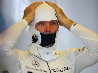 фэйспалм Нико Росберга на Гран-при Венгрии 2011