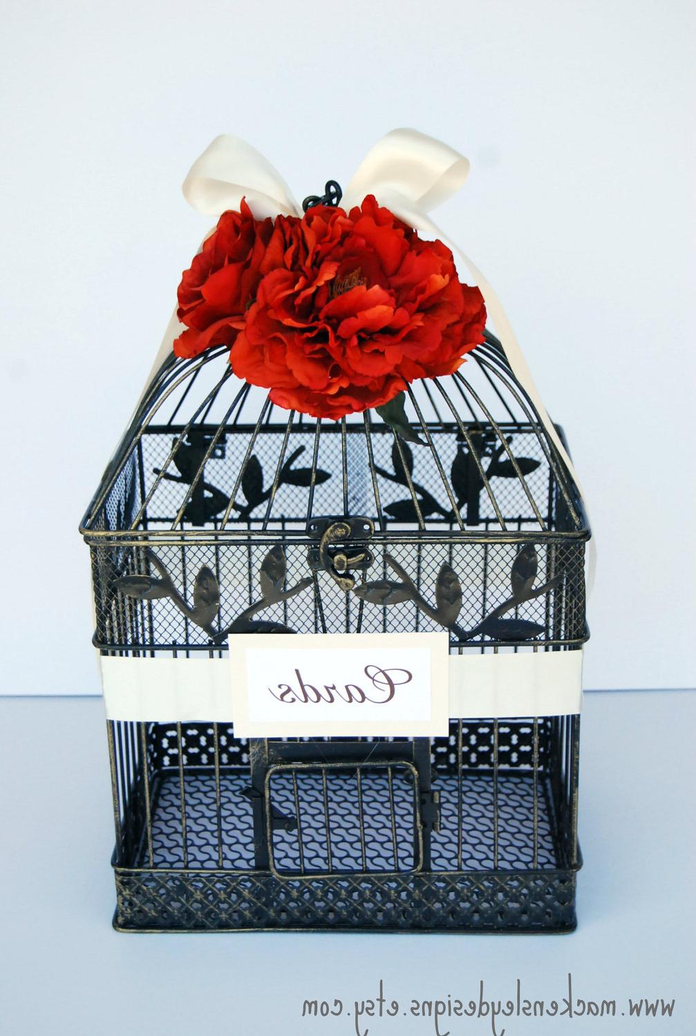 Large Rustic Wedding Bird Cage