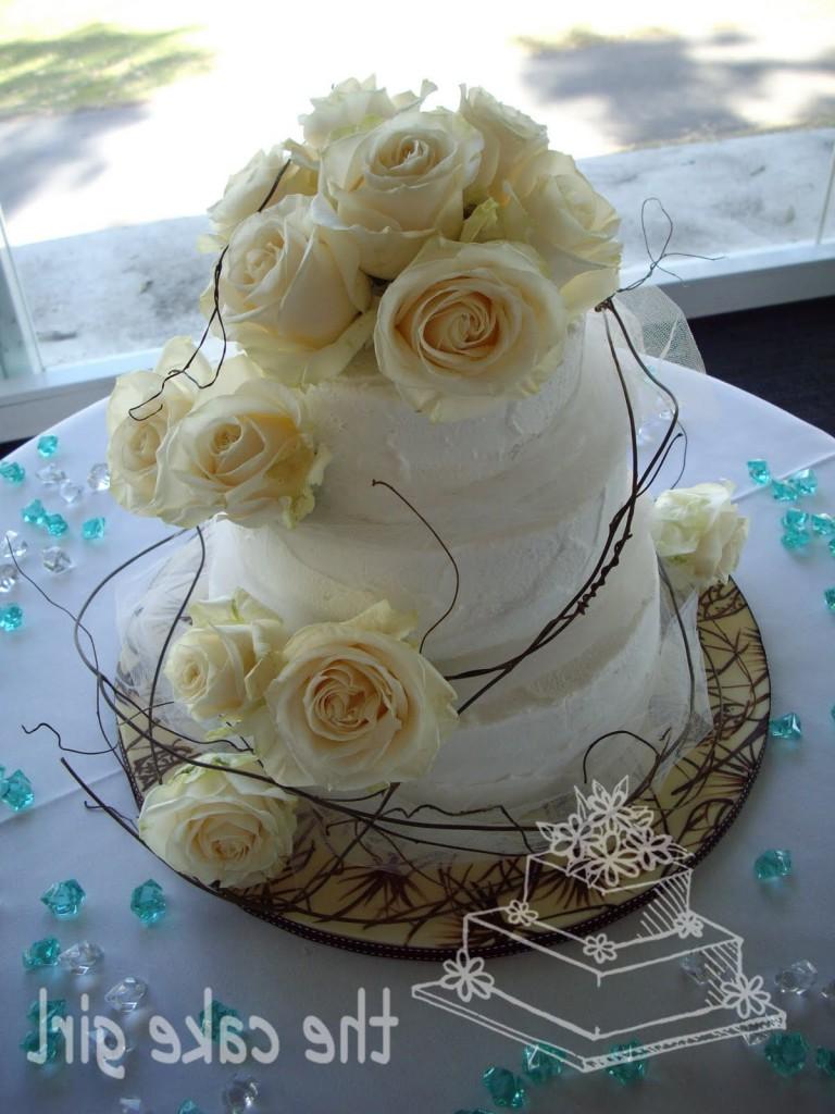 Au Naturale Wedding Cake