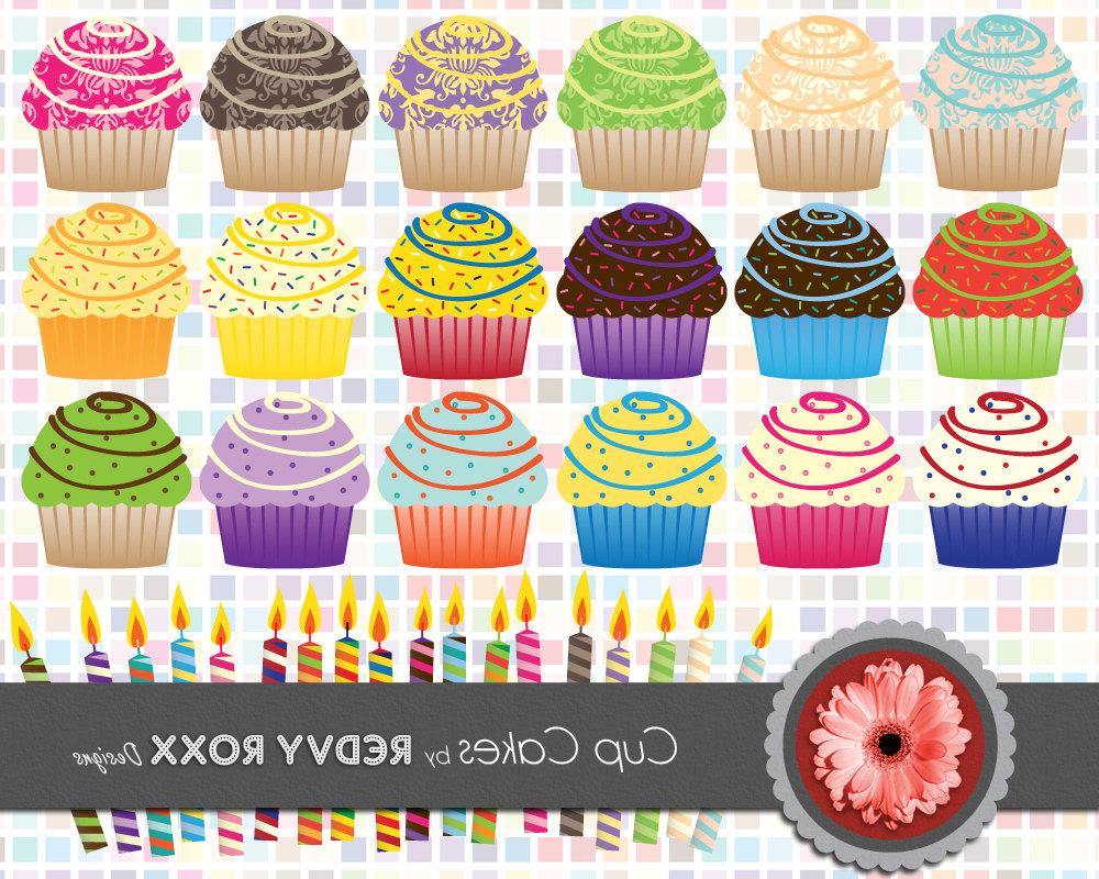 Printable Cup Cakes Clip Art