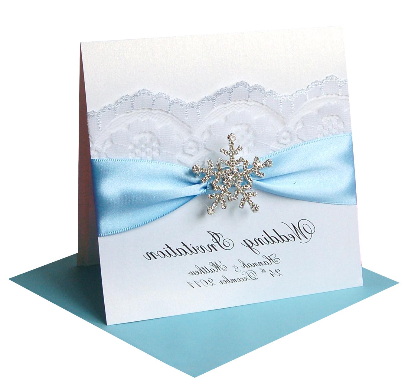 Blue Snowflake Wedding