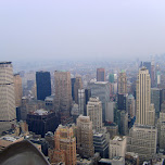 view from the rockefeller center in New York City, United States 