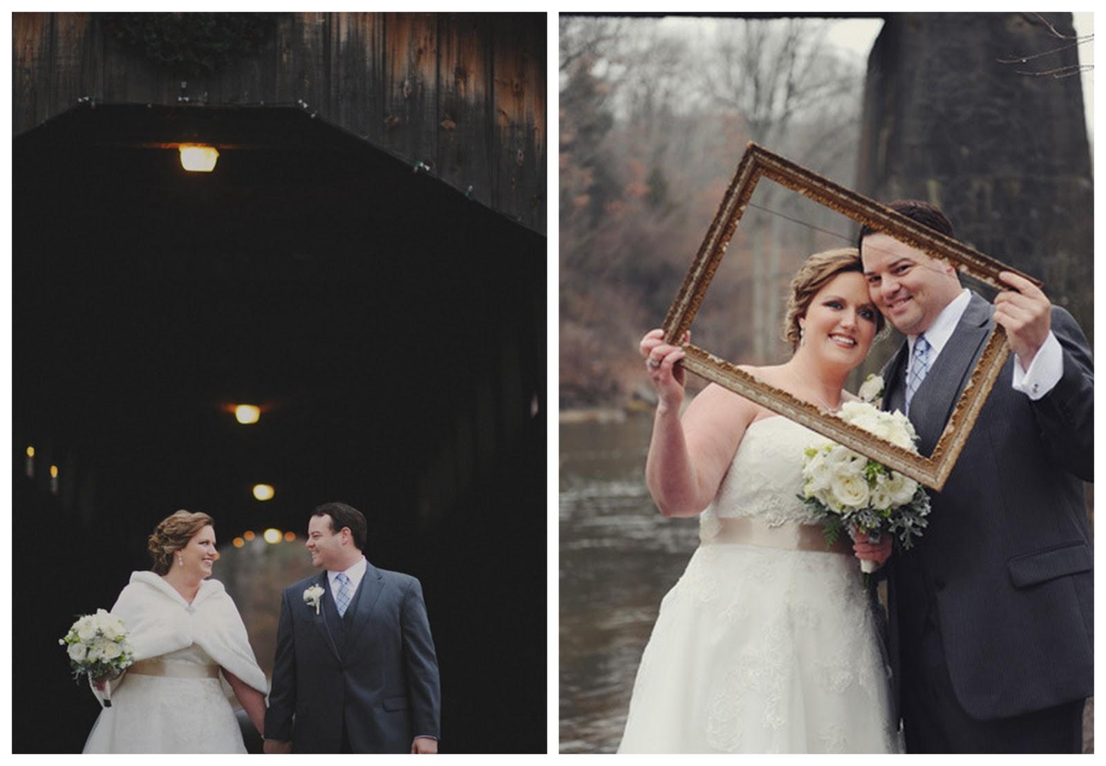 Real Misty Winter Wedding: