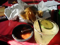 Tequila, Salsa and Chips at Olvera Street, Los Angeles