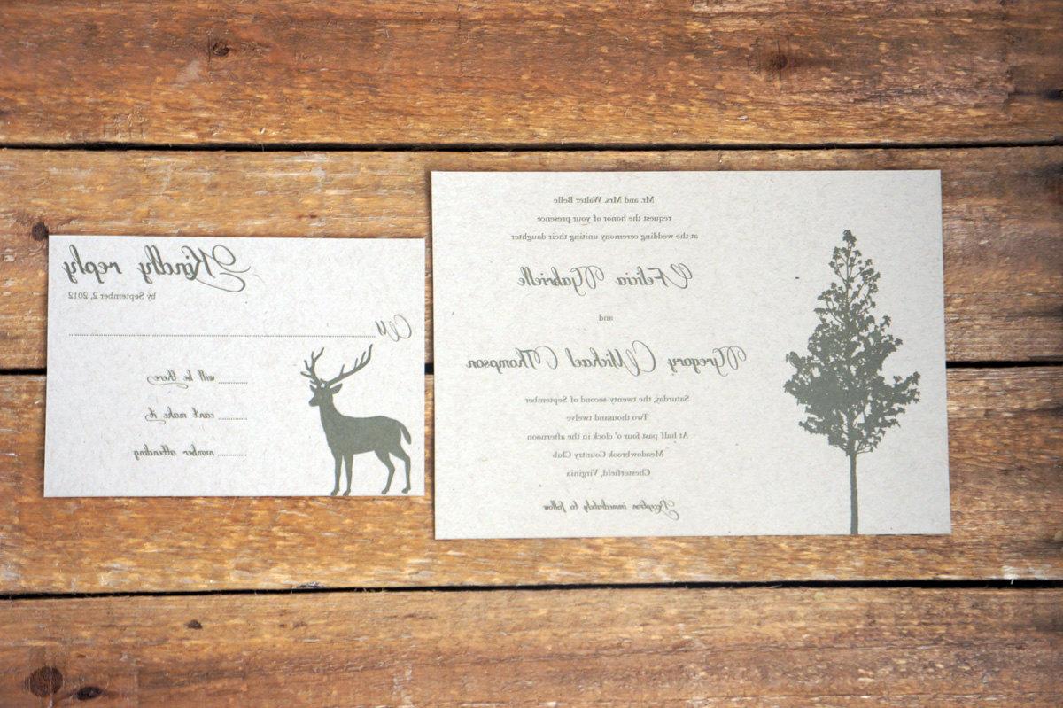 Rustic Wedding Invitations