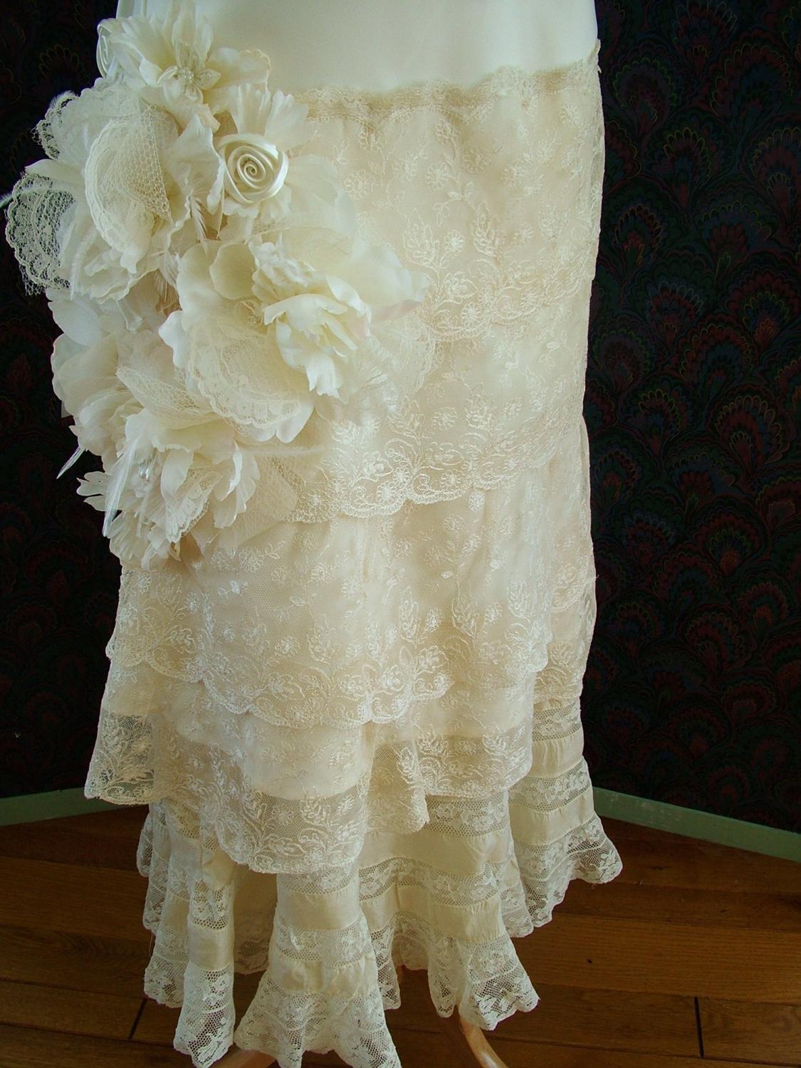 RESERVED Wedding Dress Bridal