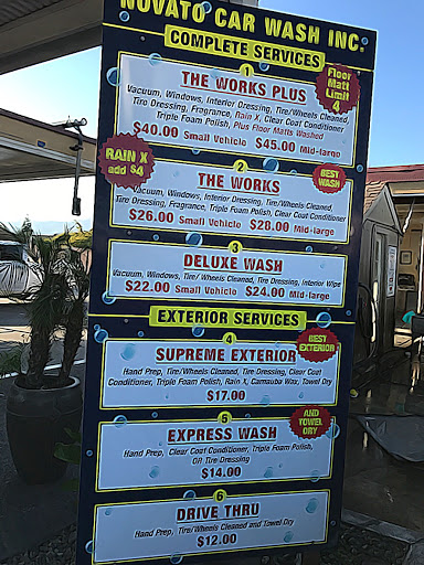 Car Wash «Novato Car Wash Inc», reviews and photos, 6981 Redwood Blvd, Novato, CA 94945, USA