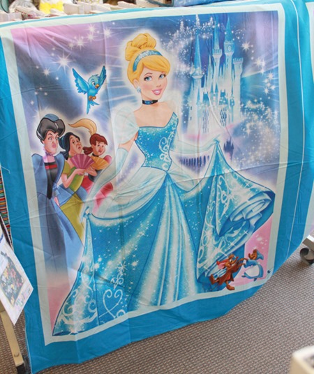 Disney Princess fabric panel