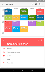 Timetable Screenshot