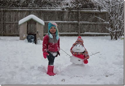 Zoey playing in the snow12