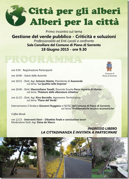 LOCANDINA - Convegno sul Verde pubblico