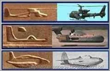 Vimanas-aviões-egito-hierogrifos