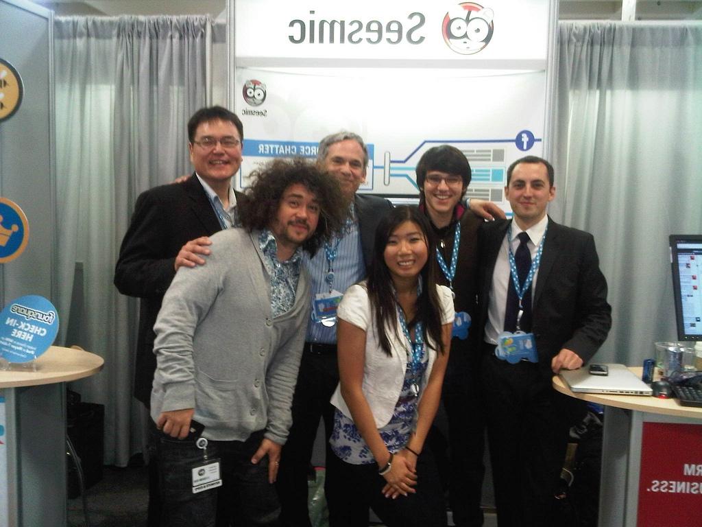 The Seesmic Team at our booth